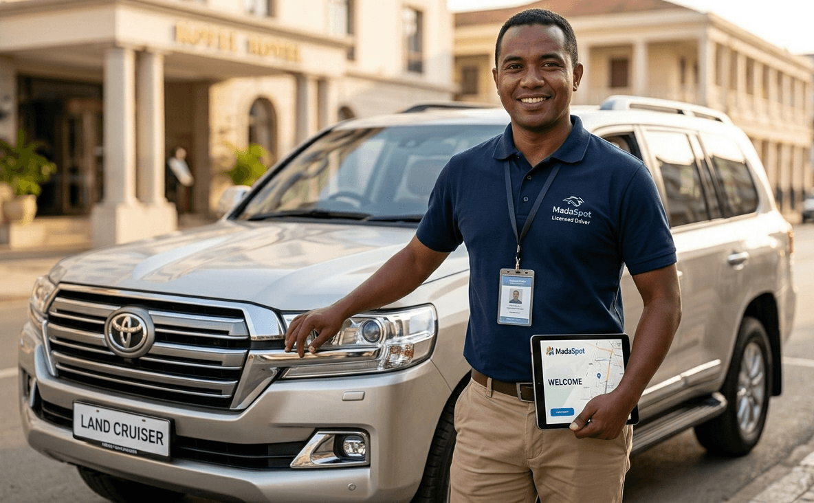 Chauffeur prestataire de services à Madagascar